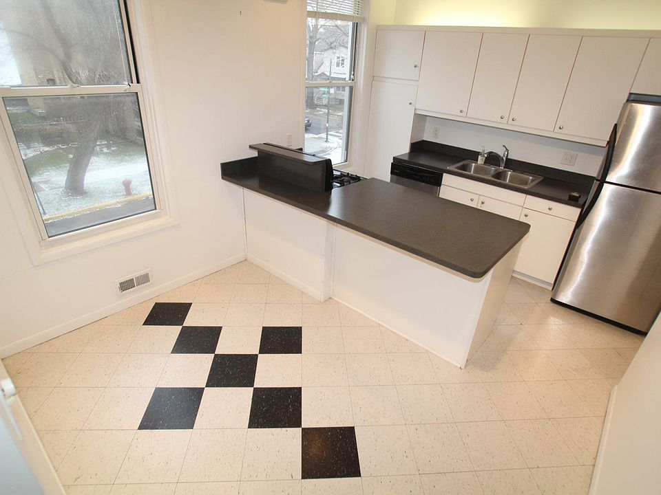 Kitchen with table area