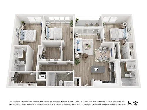 Floor plan LC-3x3