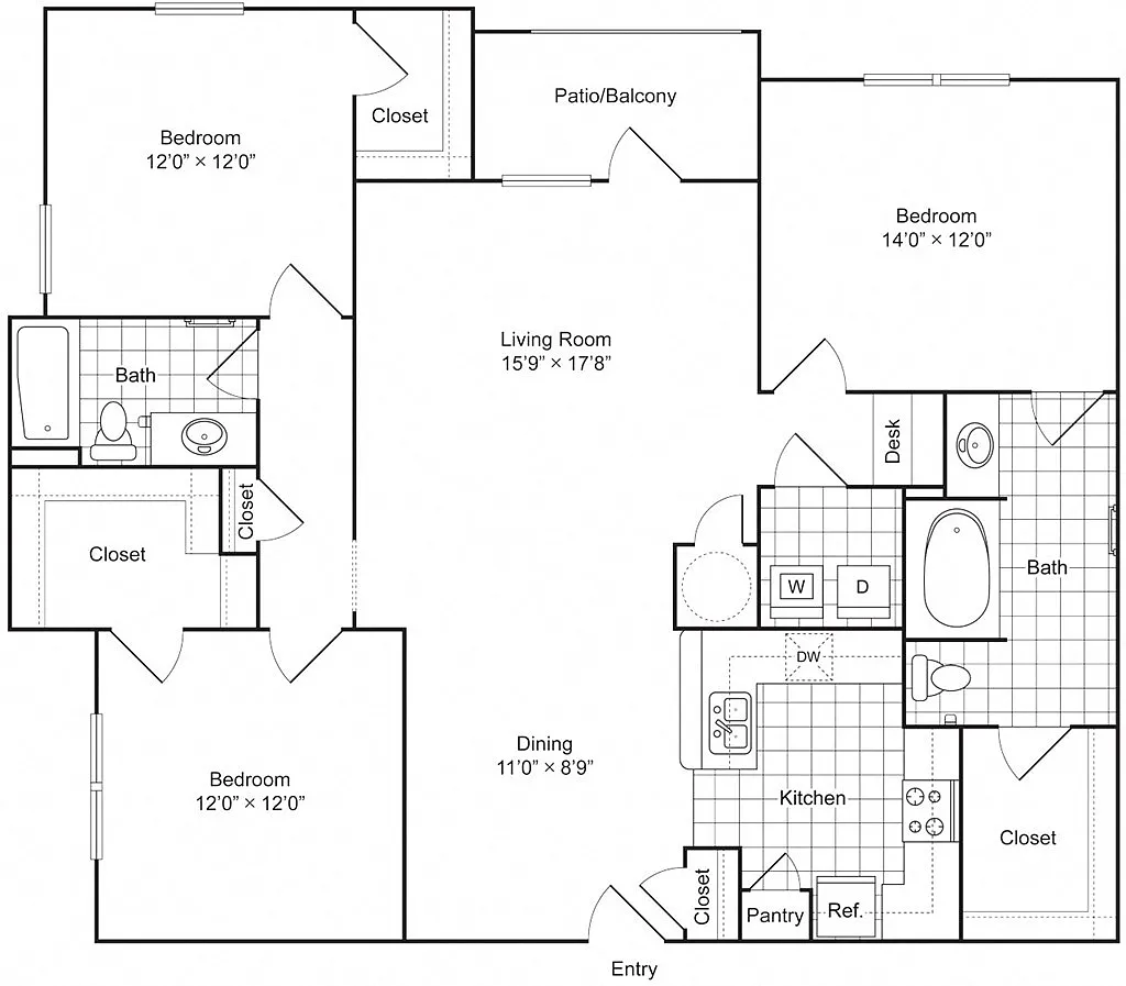 Floor plan C1