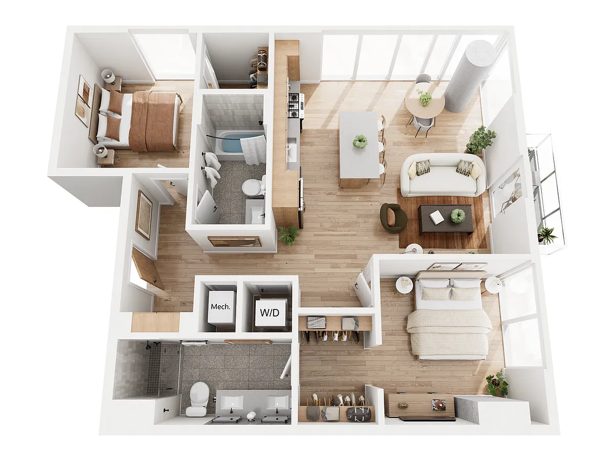 Floor plan The Sabine