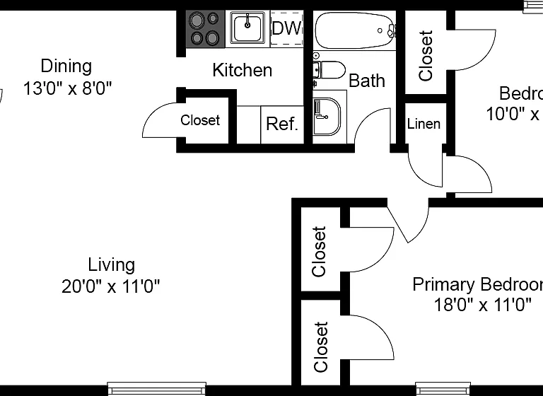 Two Bedroom Two Bedroom