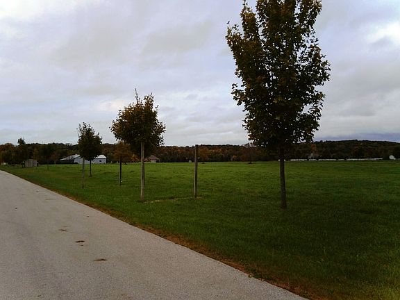 looking from Hwy VV/road