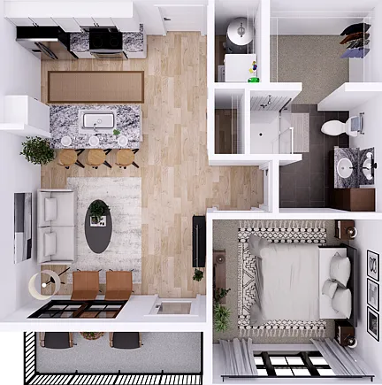 Thomas-1C Floor plan Thomas-1C Floor plan