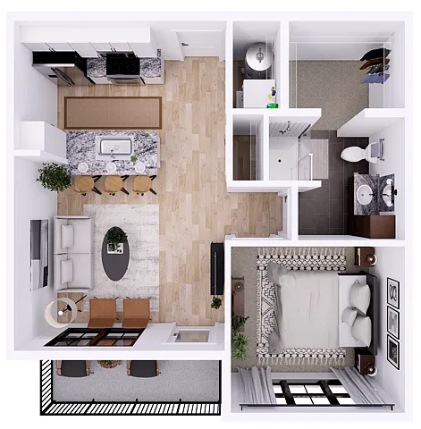Floor plan Thomas-1C