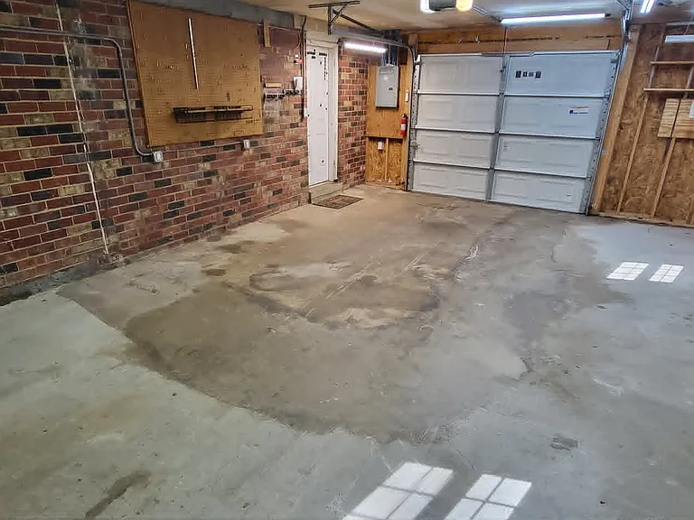 Air Conditioned Garage with Stair-accessible Attic Storage