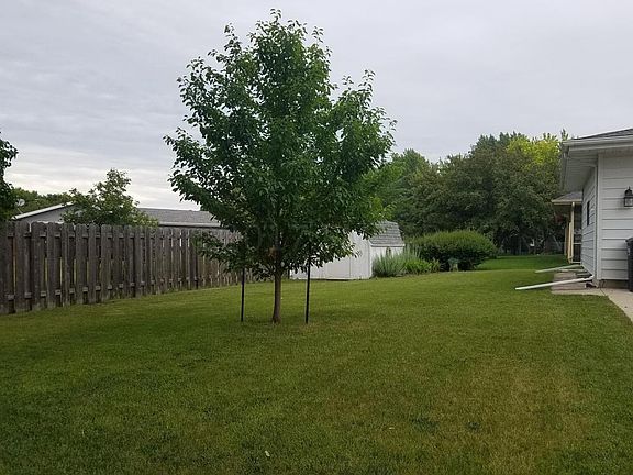 Great side yard with Shed