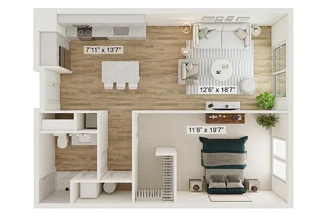Floor plan The Clemente