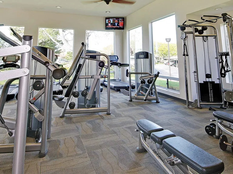 Get a workout in our fitness center