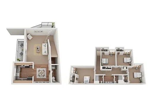 Floor plan 4 Bedroom