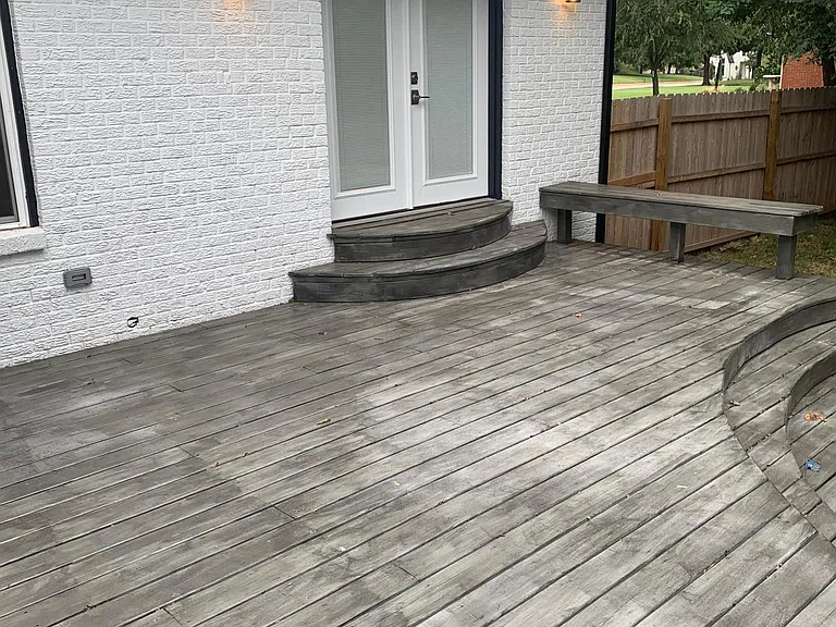 FRENCH DOORS OFF DECK TO MASTER BEDROOM