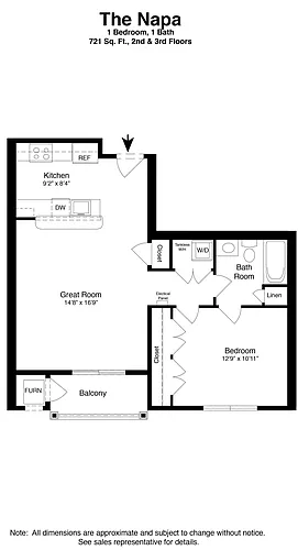 Floor plan Napa