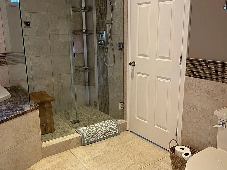 Steam Shower in main bath