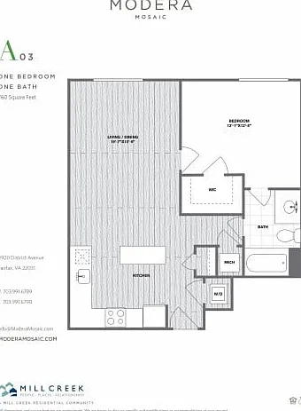 A3 - One Bedroom One Bath A3 - One Bedroom One Bath