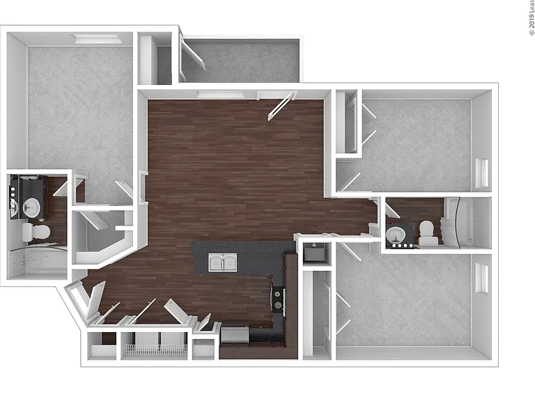The Conductor: Beds - 3: Baths - 2: SqFt Range - 1221 to 1221