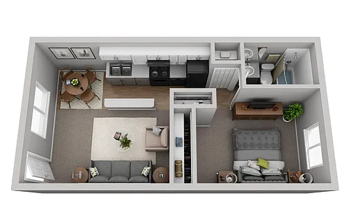 Floor plan Huron