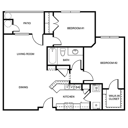 Floor plan 2X1 50