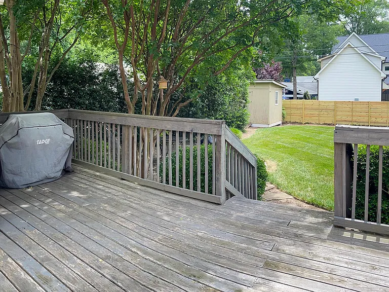 Back deck