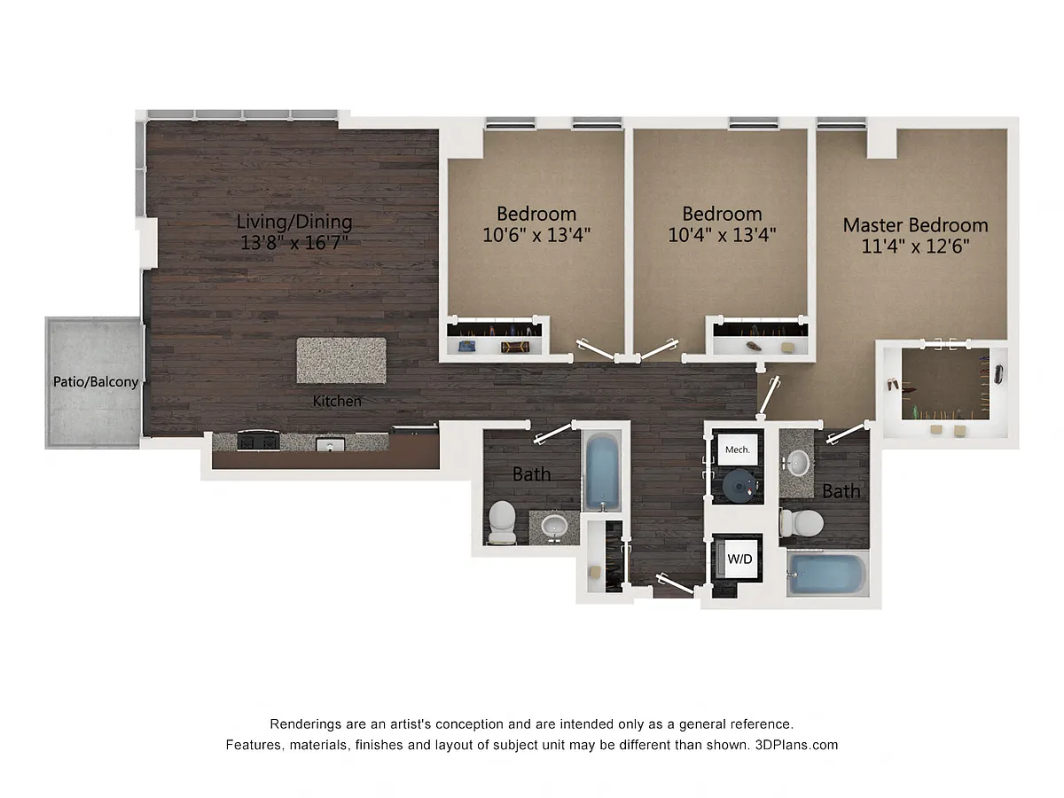 Floor plan D1