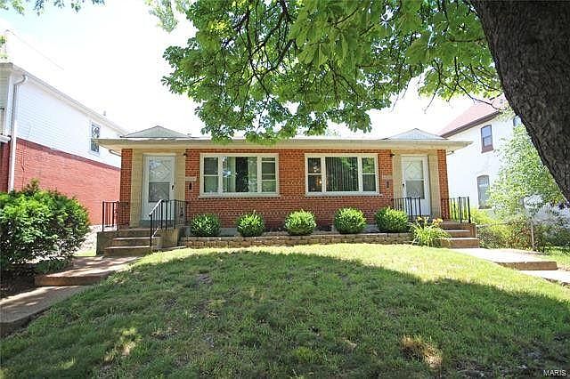 Front of duplex, unit is on left
