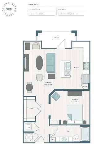 Floor plan Peach