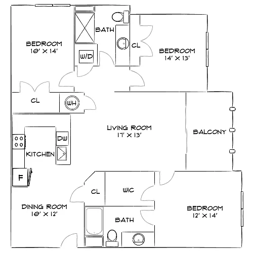 Floor plan Design 3A