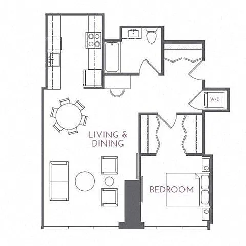 Floor plan 1E