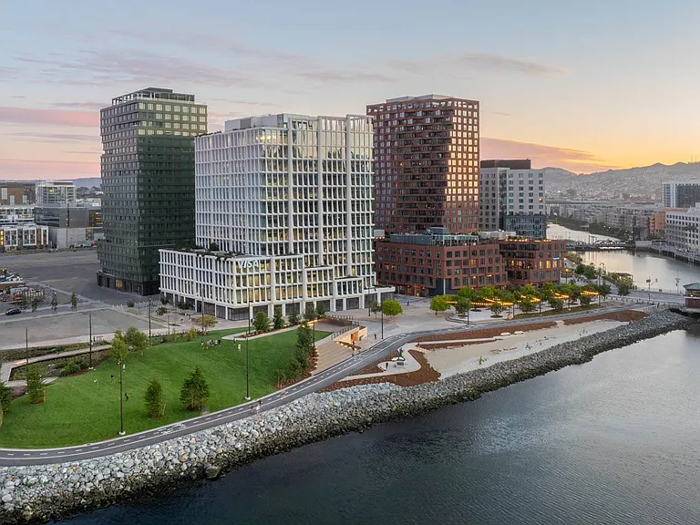 Thoughtfully designed waterfront residences at Mission Rock in San Francisco, CA.