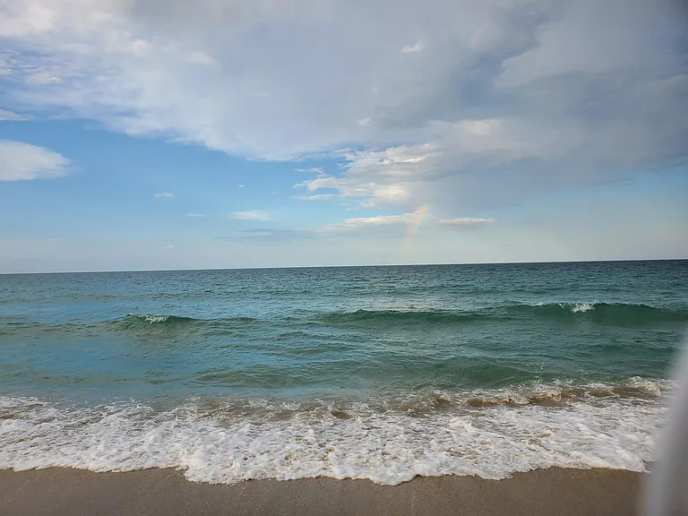 beach, walking distance from the house