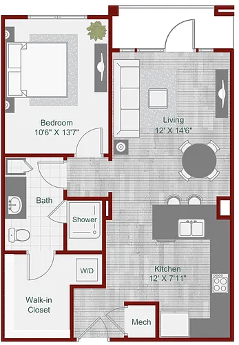 Floor plan A6-1