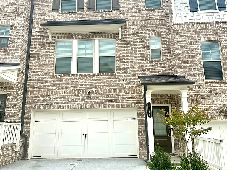 Front view of the townhouse