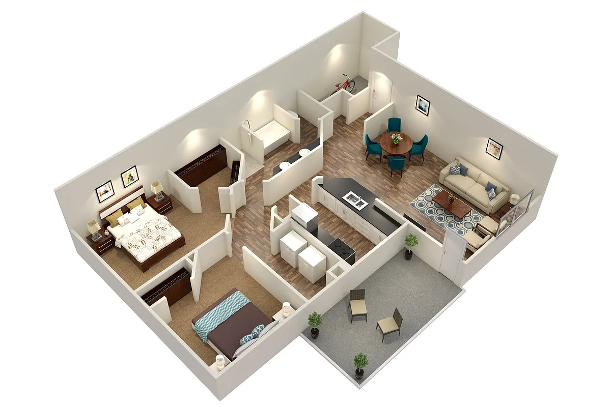 Floor plan Handies