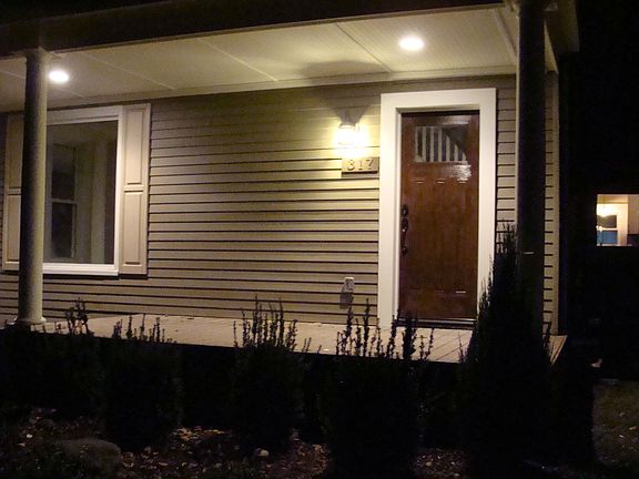 Porch at night