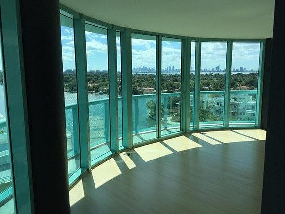 View of city from living room