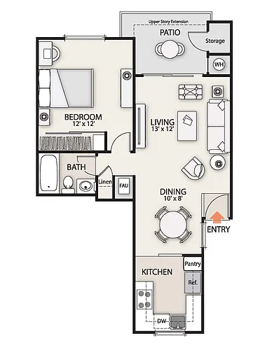 Floor plan Cornell - Plan B