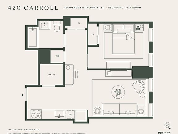 3rd image of 420 Carroll St #E608