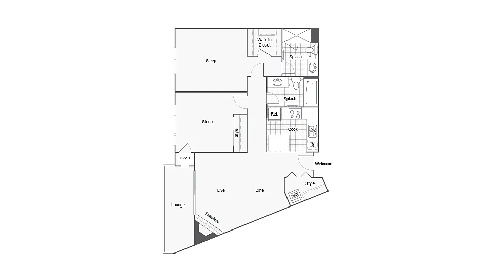 Floor plan Fern Hill