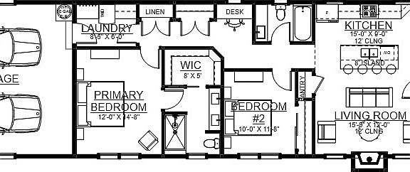 MODEL 1169 FLOOR PLAN