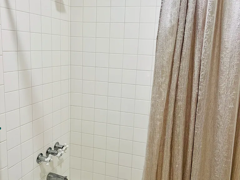 Close up photo of the bathtub of the guest bathroom
