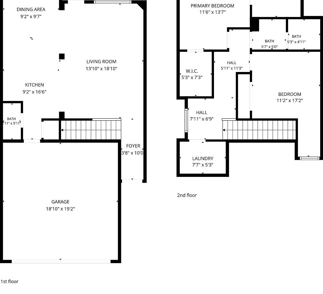 2 bed, 2.5 bath, 1384 sqft, $1,900 — Photo 2