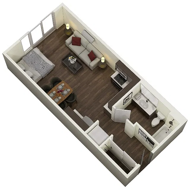 Floor plan Studio C
