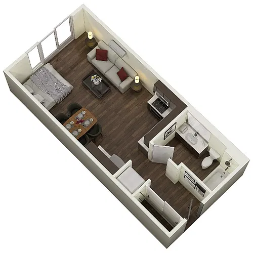 Floor plan Studio C