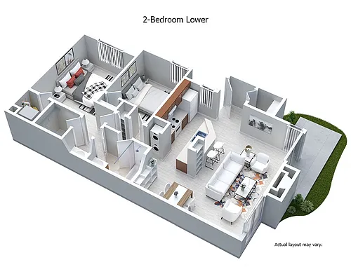 Floor plan Two Bedroom