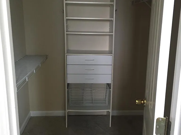 Master walk-in closet