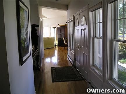 Enter the home thru the front door
