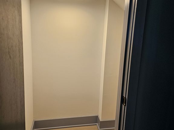 Small storage closet in unit