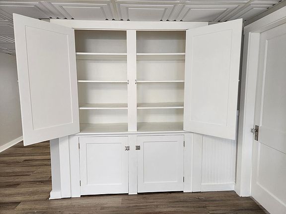 Antique built in pantry cabinet