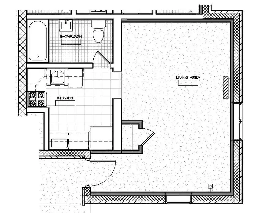 Floor plan Studio