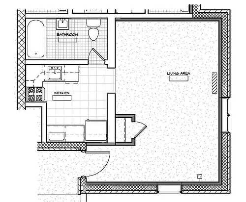 Floor plan Studio