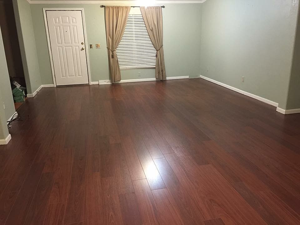 New laminate floors