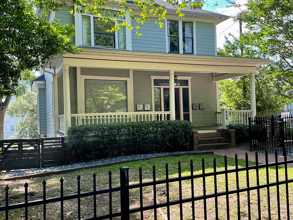 Front of home, apartment is top floor